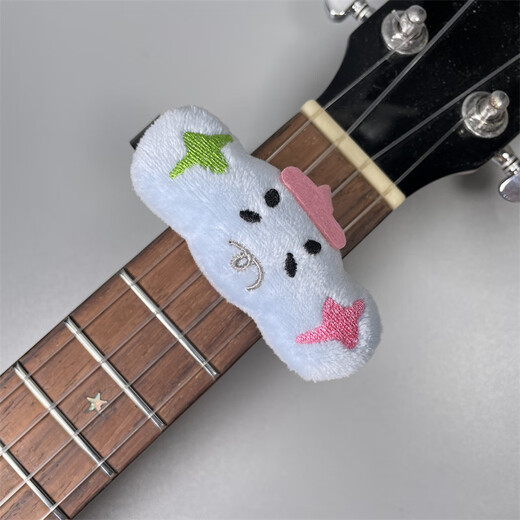 Sijie Marke Rongdetang süße kleine Tier Cartoon Volkslieder E -Gitarre Ukulele Vocal Clip Tuner Blau