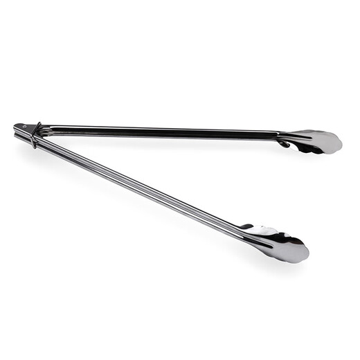 Black Ling 304 stainless steel food tongs spicy hotpot tongs 40cm hotel tableware steak barbecue tongs barbecue tongs bread tongs 40cm stainless steel extended food tongs