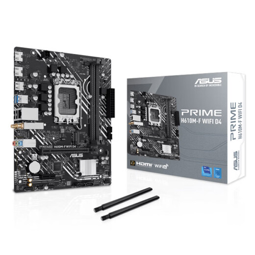 华硕（ASUS）12/13代/14代CPU主板 i3 14100f 13100f 12100f 散片 板U套装 H610M-F WIFI DDR4 12代i3-12100散片【三年店保】