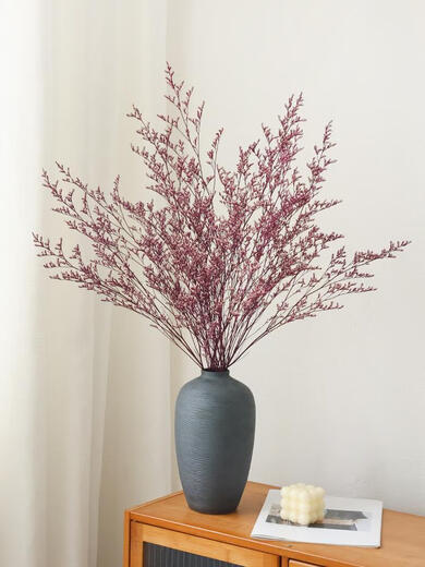 Lover's grass dried flower bouquet living room decoration aromatherapy Yunnan natural air-dried high-end real flowers dried flowers immortalized flowers immortal 6 colors mixed lover's grass 1 bouquet 55-60cm
