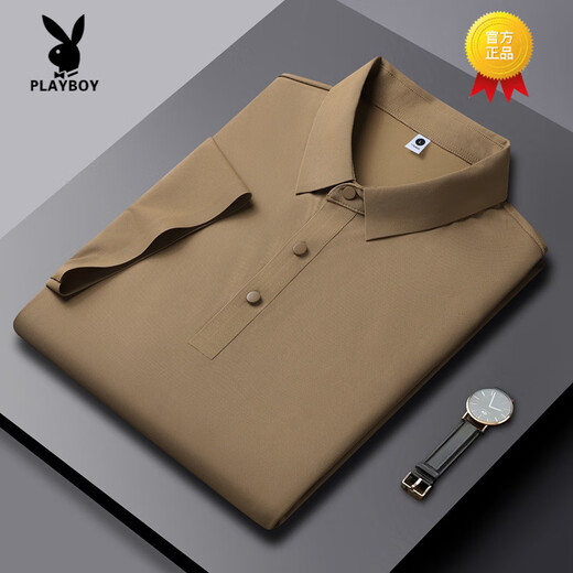 Playboy (Playboy) высококачественная футболка с короткими рукавами в 2025 году в 2025 году.