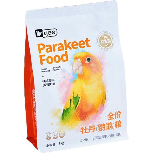 YEE full price peony parrot special food parrot feed bird food probiotic nutritional bird food feed 1kg