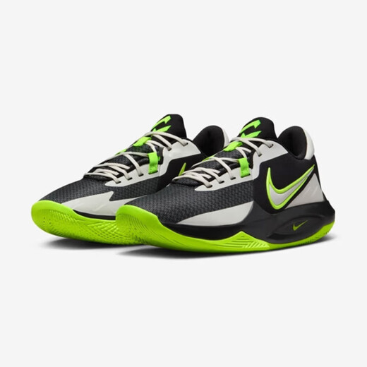 Nike NIKE Men's Sports Shoes NIKE PRECISION VI Basketball Shoes DD9535-009 Black Green 43