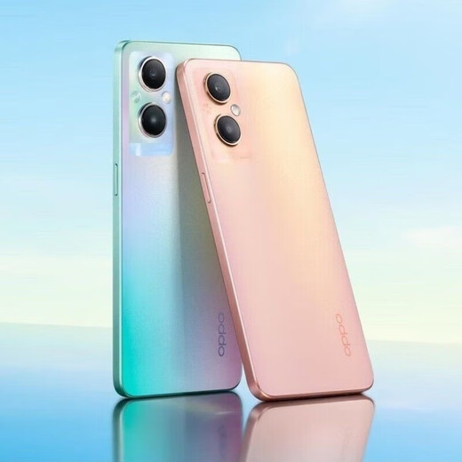 OPPOA96 4G Pass Dual Sim Dual Standby Snapdragon 695 Prozessor 6.43-Zoll Ultra-Definition großer Leinwand 128G großer Speicher 4500mAh Battery Student Vorgespannter Backup A96 Fantasy Color Face Unlock 8 GB+256 GB [Paket 2]