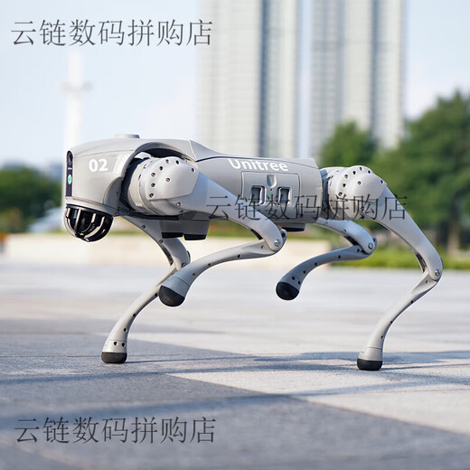 Yushu Voice AI Модельный робот Dog Electronic Dog Compodied Intelligence Accompanent Bionic Companion Robot Four GO2-воздух+ пульт дистанционного управления
