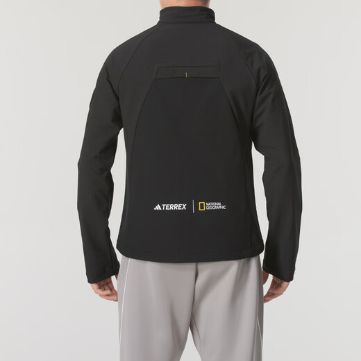 阿迪达斯 （adidas）七夕赠礼男装2024秋新款立领运动休闲简约舒适夹克外套风衣 IX7920_黑色 3XL