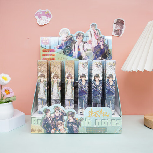 UHFQ Tomb Raiders 'Chronicles New Blind Box Pen Creative Anime Peripheral Stationery Press Neutral stylo de l'eau noire Dry Black Pen 0,5 m x-6227 Jiyikawa Blind Box Pen aléatoire 6 0,5 mm 0,5 mm x simple