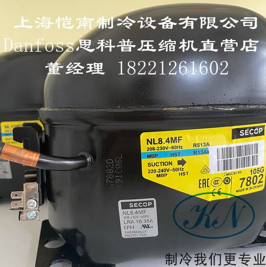 安思利普（anslp）安思利普原装丹佛斯思科普压缩机NL6.1MFNL7.3MFNL8.4MFNL10MFNLE NLE11MF.2105G6197