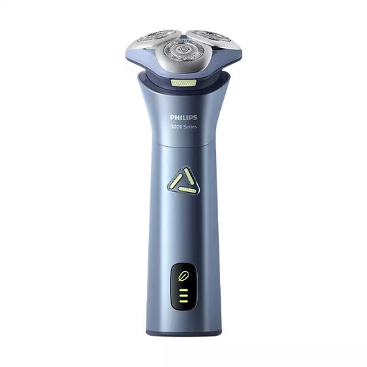 Philips (Philips) Tornado 1 série Men's Electric Shaver Wet Douc Double rasage Men's Beard Knife 2025 Nouveau S1886 Envoyer Père à Boyfriend Gift S3886 Bleu [Standard] Envoyer Crème de rasage + sac cadeau