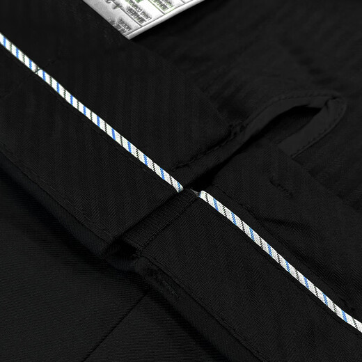 Shanghai Haoyu trousers men's business formal fit long trousers non-iron anti-wrinkle mid-waist commuting work trousers men's straight trousers black trousers 33