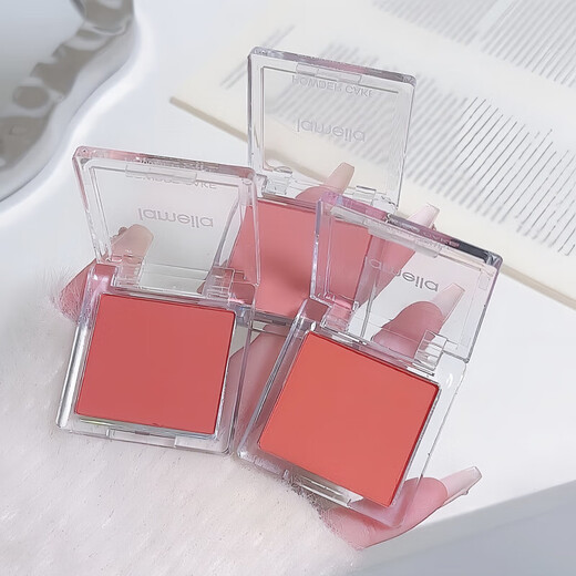 Zhiduo Affordable domestic rouge blush palette nude makeup repair single color beginner women's single color blush powder cake random brand blush one pack