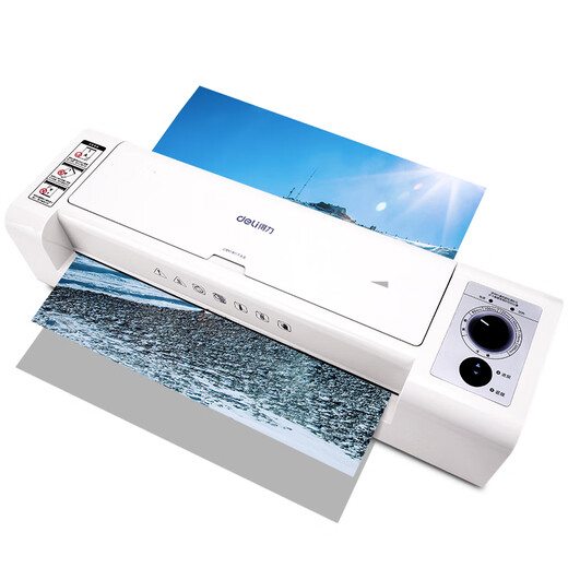 Deli -Kunststoff -Siegelmaschine Haushalt kleine Fotos Kunststoffmaschine Fotos Klebemaschine A4 Allgemeines Büro kommerzieller automatischer Plastiksiegel Film A3 Datei Kaltlaminierung Filmmaschine Mini -Fotopapiermaschine 3892