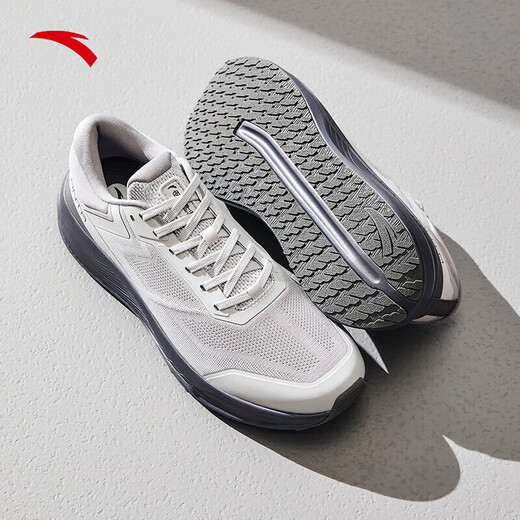 ANTA Shenxing 12丨Business Commuting Summer New Sports Shoes Men's Training Shoes Cushioning and Comfortable Jogging Shoes 112537718 Chip Gray/Pigeon Gray/Volcanic Ash-6 40 (Male 7)