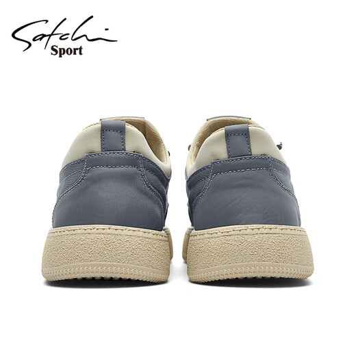 SaTCHI men's shoes casual shoes 2025 summer new breathable men's board shoes fashion canvas shoes oversized shoes lazy shoes men gray 38 (240mm) leather shoe size