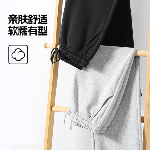 Warrior 2025 Spring and Autumn New Casual Pants Men's Heavyweight Vertical Straight Wide Leg Trousers Men's Loose Sports Trousers