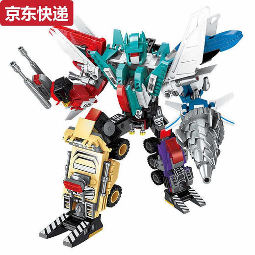 Der 6-in-1-Roboter, King Kong Student Boy Toys, Kindertagesgeschenke, 6-in-1-Super-Legierung Gott des Krieges/14126-in-1-Superlegierung