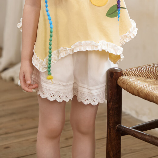 
LUSON Little O Bao Children's Clothing Baby Heavy Industry Full Embroidery Little Daisy Dress Women's Summer 2025 Girls' Lace Puffed Princess Skirt