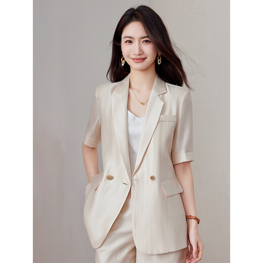 Wen mi plipe de costume de costume jacquard tempérament de mode femelle de style déesse décontractée coréenne veste de costume de célébrité