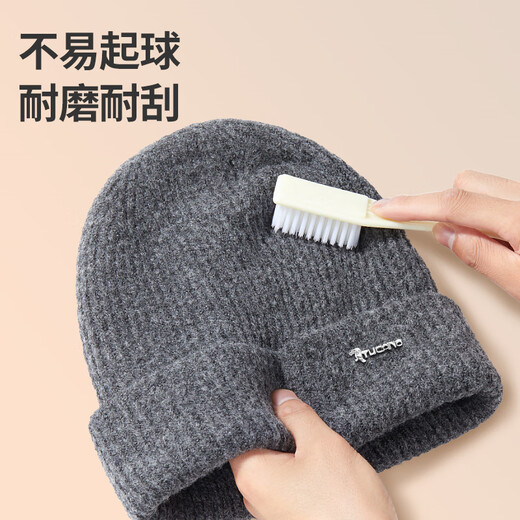 Woodpecker Hat Winter Men's Coldproof Cycling Warm Ear Protection Knitted Hat Windproof Plus Velvet Thickened Wool Thread Women's Cold Hat Black Single Hat Keeps Cold and Warm One Size (Head Circumference 54-65cm)