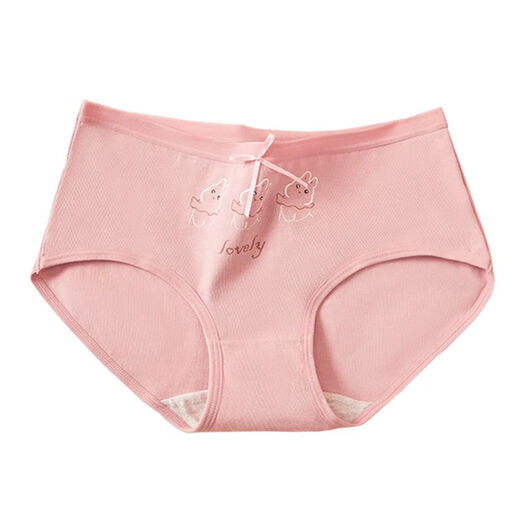 5 Boxed Student sexy Unterwäsche für Frauen 100 voll ausgestattete Baumwoll-Baumwoll-Baumwoll-Sinne 1585 süßer Blumenstil 160/M80-96jin [Jin gleich 0,5 kg]