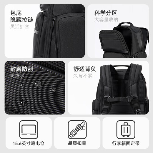 JD.com's master business large capacity backpack for men and women travel commuting luggage bag laptop