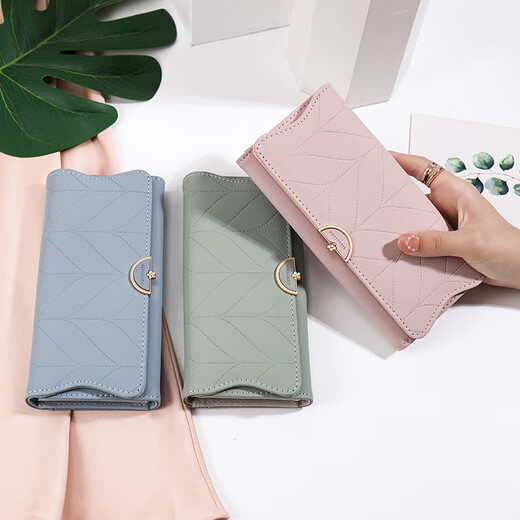 Vogelscheuchen Brieftasche Frauen Nischendesign 2025 Neu einfaches faltbares langen Brieftasche Kleine frische trendige Handtasche Frauen kleine Tasche mit schwarzem Halten