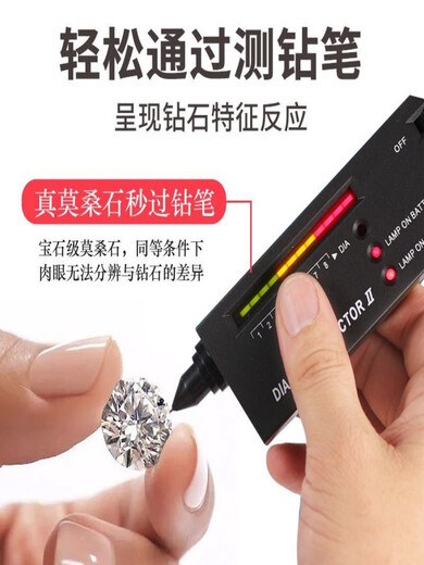 Weici imported D-color moissanite diamond ring studded with baby's breath men's ring wedding ring S925 silver plated platinum couple proposal No. 16 main stone 1 carat