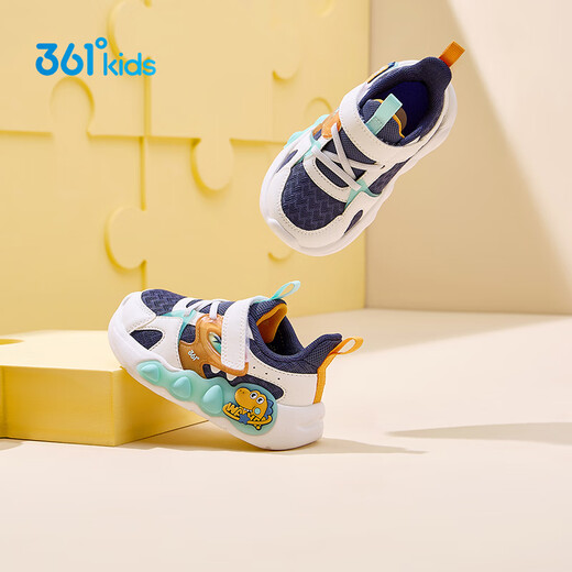 361°童鞋 儿童幼童鞋2025秋男女童卡通造型软弹宝宝鞋学步鞋 蓝26