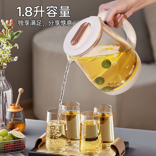 SUOBQR Subo Health Pot 316L Stainless Steel 1.8L Tea Boiler Flower Teapot Constant Temperature Kettle Kettle Electric Kettle Office Insulation Teapot Home Health Pot Genuine 304 Material Filter 20 Menu 1.8L