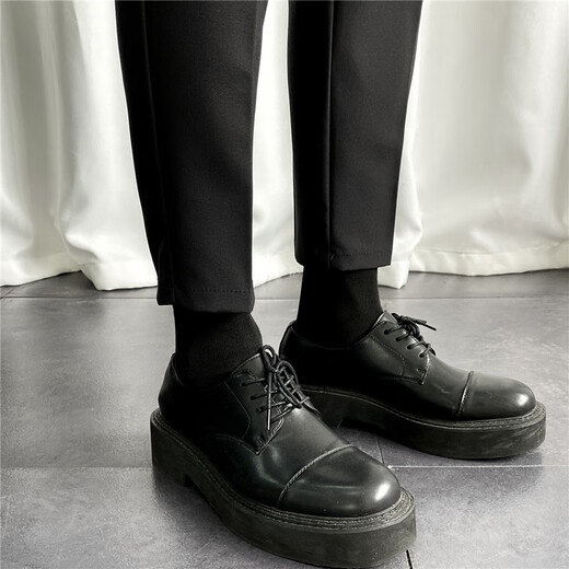 Woodpecker (TUCANO) suit men's Korean style fashion two-piece suit business casual versatile jacket comfortable trousers men's black L