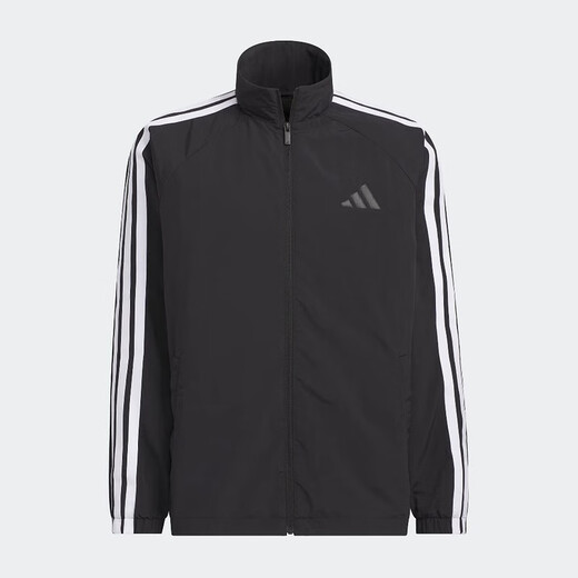 阿迪达斯（adidas）男装2025春季新款M 3S JKT梭织夹克KC3892 黑色|KC3892 S