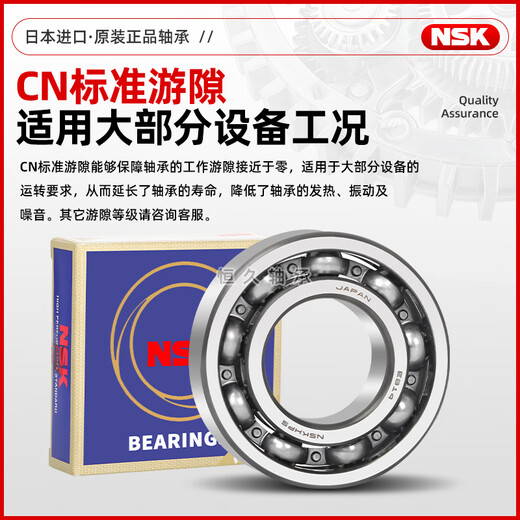NSK Japan importierte Hochgeschwindigkeitslager 6207 6208 6209 6210 6211 6212 6213 DDU 6211-DDU-Glue-Abdeckung