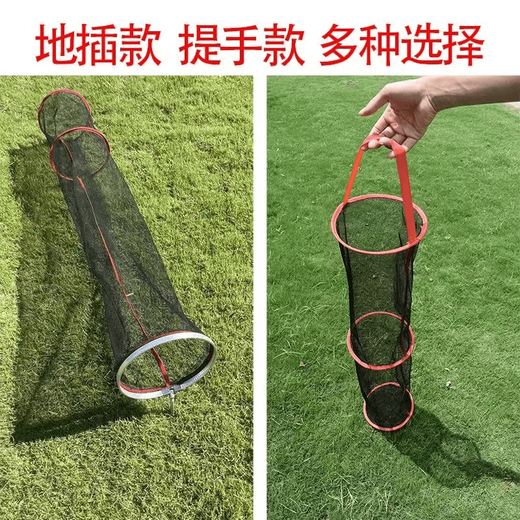 High-energy sense stream fishing protection waistband thickened rubberized quick-drying anti-fishing protection net sub-small size fishing net bag 15cm 1.2m stream fish protection-large size No Specifications
