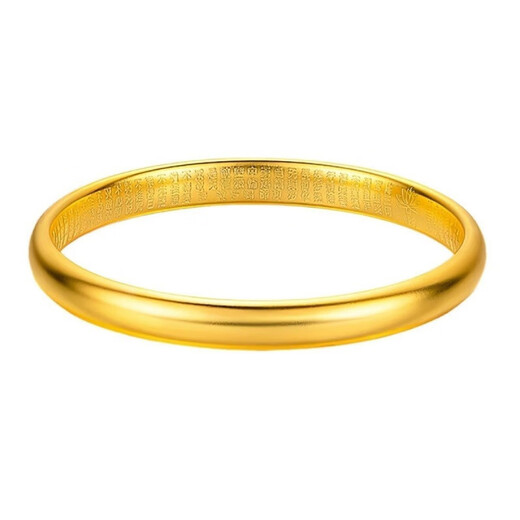 Qianjun old phoenix style ancient gold bag 999 pure silver Seiko lotus core bracelet female core sutra noble concubine gift Seiko lotus 56 circle mouth