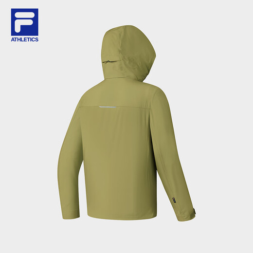
FILA official couple woven jacket 2025 autumn new fitness outdoor sports windproof and moisture-permeable hooded top