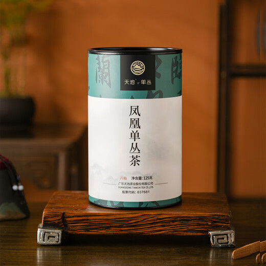 1392天池茶业凤凰单枞茶[传承]鸭屎香蜜兰香正宗潮州单丛乌龙茶叶礼盒 八仙125g*1罐