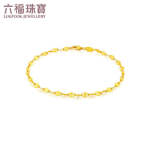 Liufu-Schmuck, goldenes zusammengeknüpftes Goldarmband für Frauen, Geschenke für Frauen, Preis B01TBGB0006, ca. 1,78 Gramm