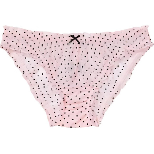 维多利亚的秘密（Victoria's Secret）圆点低腰修身内裤女款樱花粉 樱花粉 L
