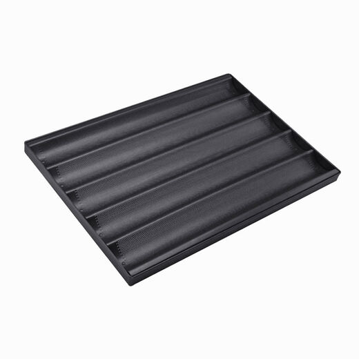 Backformen Nicht-Stall-Bar Nicht-Stick French Stick Fünf-Schaum-Vier-Slot-Wellen-Backschale Baguette U-förmige Brotform SN15864 Slot