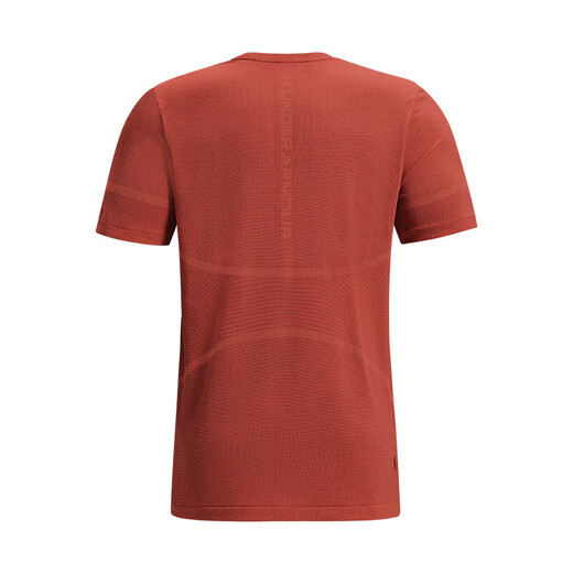 Under Armor (Underarmour) Spring and Summer Rush Scarmouss Men's Training's Sports Sports Short T-shirt 1376781 Orange 847 XL
