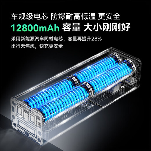 ThinkPlus New 3C Certification Lenovo Frontier Power Bank 125W Fast Charging 12800 mAh Laptop Savior y7000pPD Protocol Applicable for Apple 17 Huawei Lenovo