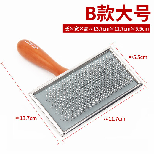 TYZAYR Japanese dog comb needle comb pet combing brush hair knotting cat small dog supplies Bichon special dog air cushion needle comb large fluffy hair