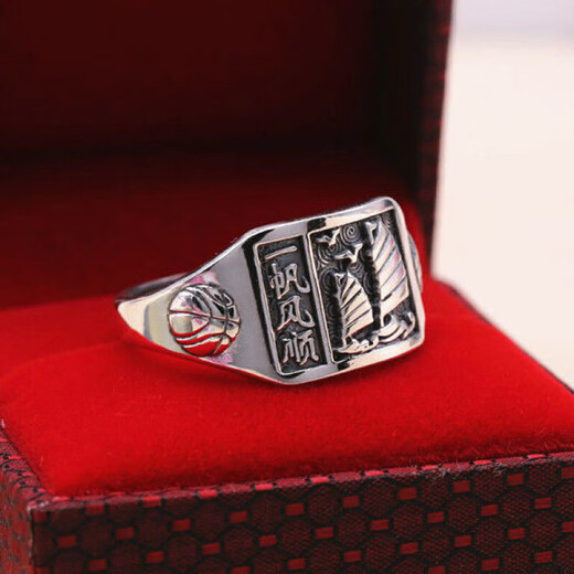 GAUSS CARLER old phoenix pure silver ring men's sterling silver 999 men's adjustable dad Fu Zilong wide face domineering silver jewelry gift, imported style, about 9g of the same style