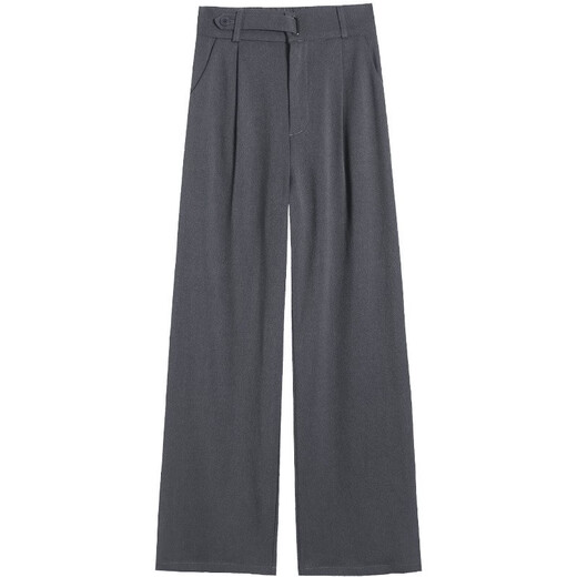 Fhhuabd verdickte Fell und Vlies weit Beinserer loser lässter warmer, gerade warmes Schub kleiner Frauenhose Neue Milch Tee Farbe klein 6636 xs