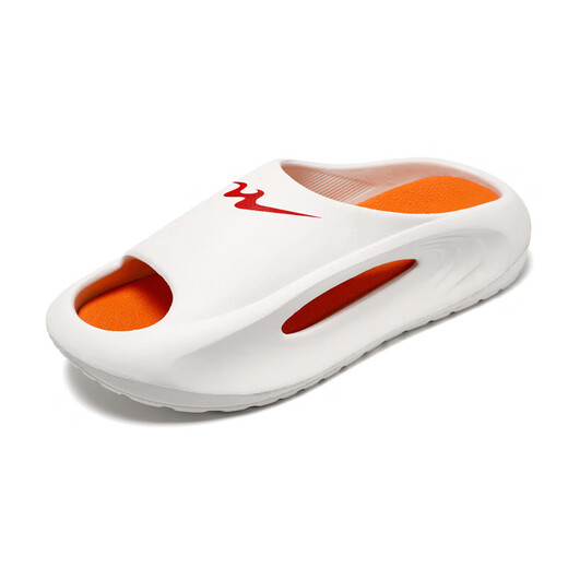 Doppelstar BA Special Wear Summer Pantoffers Herren-Outdoor-Kleidung 2024 Teenager im Freien dicker Sohle im Freien rutscht Unglück (LZ) WDSM-70483-2 Weiß Orange 42-43