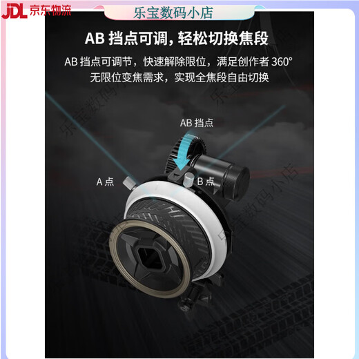 SmallRig Mini Focus Universal Camera SLR Wireless tragbarer Mini Zoom Handbuch Handelsobjektiv einstellbare Fernbedienung 62.5-64.5 Nahtloser Fokus Ring 3291
