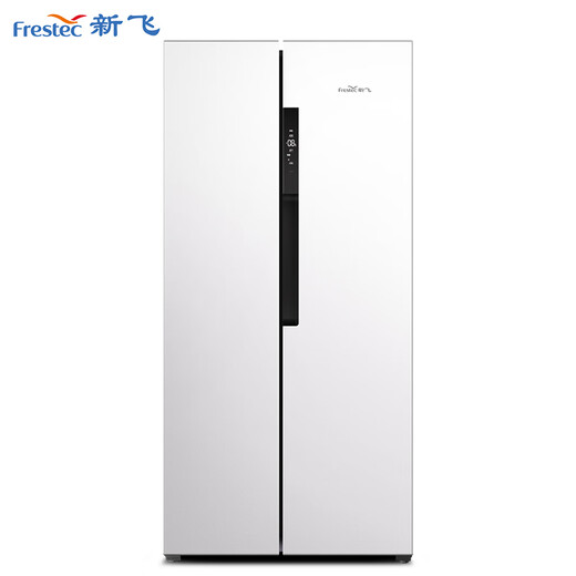 Xinfei (Frestec) 450L side-by-door ultra-thin zero-embedded Hongmeng Intelligent Inverter first-level energy-saving energy-saving air-cooled frost-free two-door large-capacity bottom cooling sterilization and odor-free refrigerator 450L 60cm flat embedded ultra-thin bottom cooling sterilization snow white