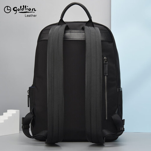 Goldlion backpack men's backpack casual canvas computer bag 2025 new travel bag large capacity men's bag [official authorization]