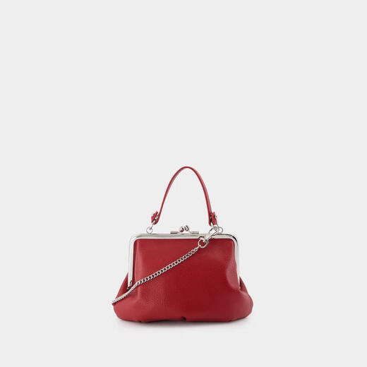 Vivienne Westwood Hompla de mujer Versátil Versátil PU Material Simple y de moda Homody Handheld Handheld Bag de doble propósito Red Os