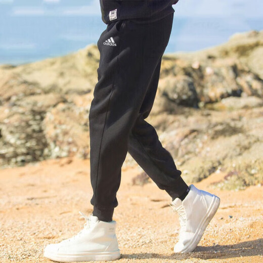 阿迪达斯 （adidas）男裤2025年春季男士休闲收口长裤运动裤GK9226 HL2236款 加绒 S 120-135斤